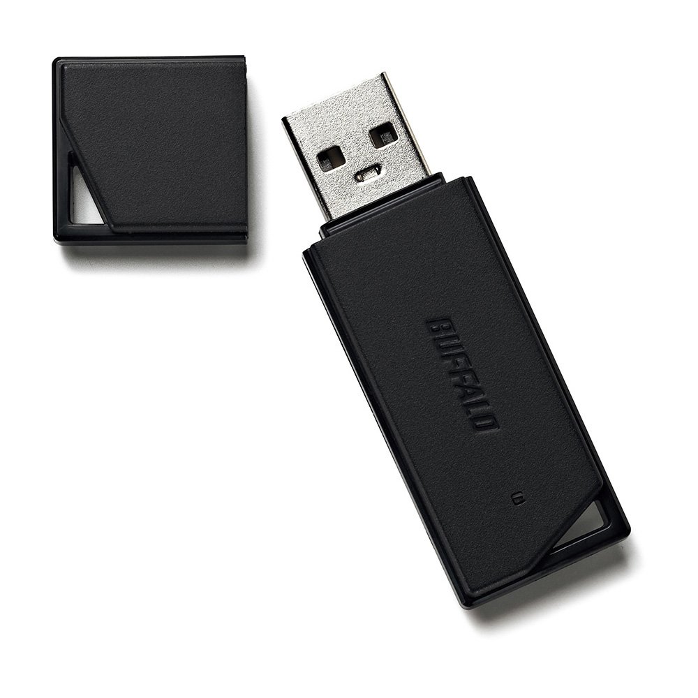 Amazon | BUFFALO USB2.0 どっちもUSBメモリー 64GB ブラック RUF2